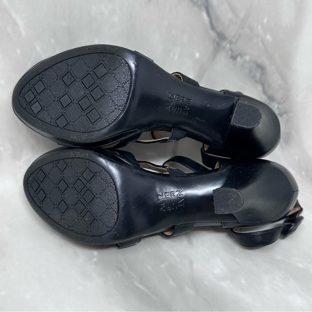 Naturalizer Dessie Black Strappy Pump High Heel 8 - Picture 10 of 13